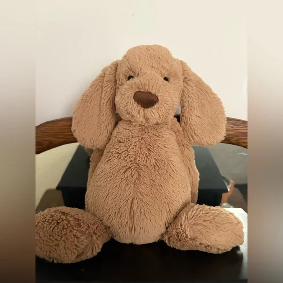 Jellycat Bashful Toffee Puppy Size Medium - Picture 4 of 17